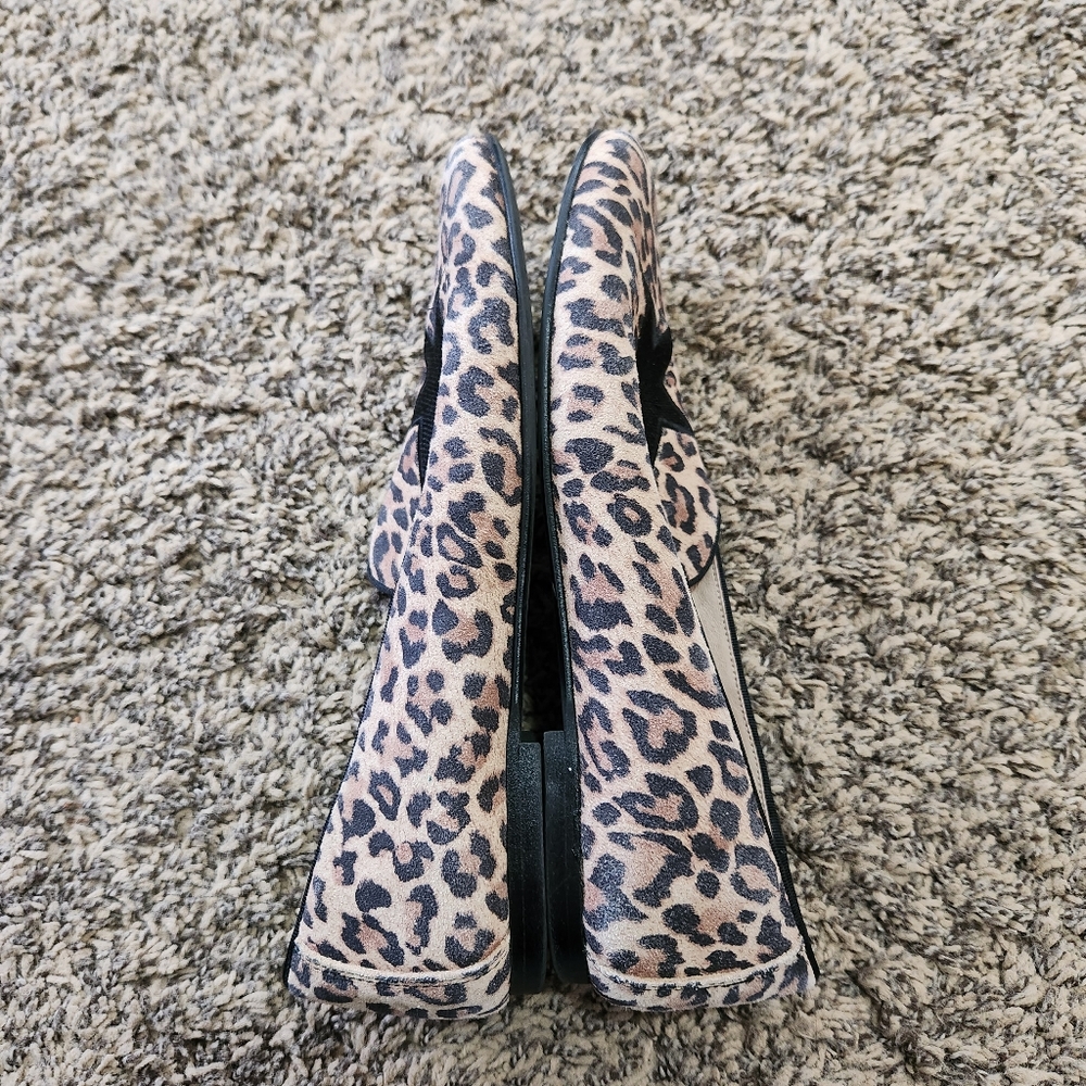 Hoo Shoes Esther Star Smoking Shoe, Leopard - Picture 4 of 6